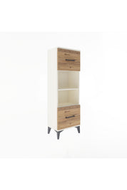 Arges Dolap 2 Raflı 2 Çekmeceli 44x30x134 - S16M006V3A