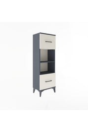 Arges Dolap 2 Raflı 2 Çekmeceli 44x30x134 - S16M006V4A