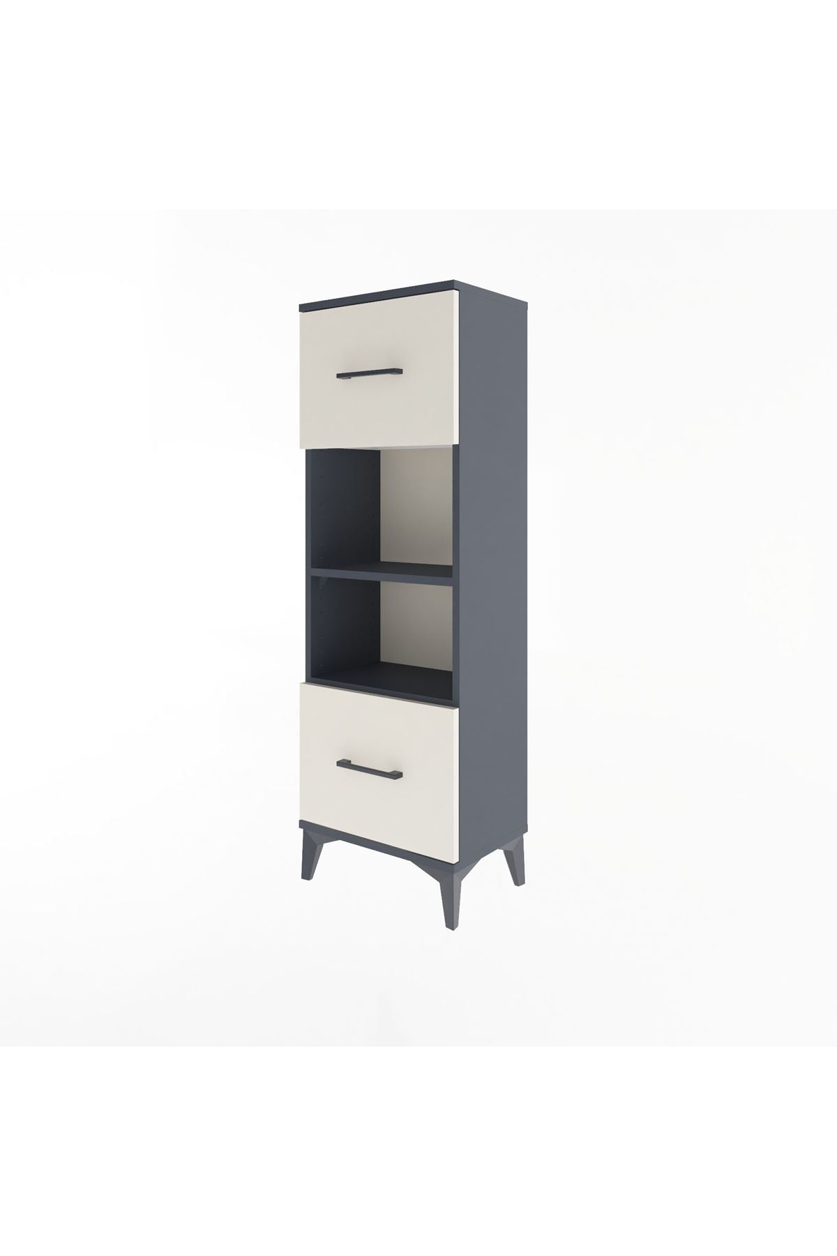 Arges Dolap 2 Raflı 2 Çekmeceli 44x30x134 - S16M006V4A