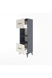 Arges Dolap 2 Raflı 2 Çekmeceli 44x30x134 - S16M006V4A