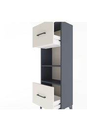 Arges Dolap 2 Raflı 2 Çekmeceli 44x30x134 - S16M006V4A