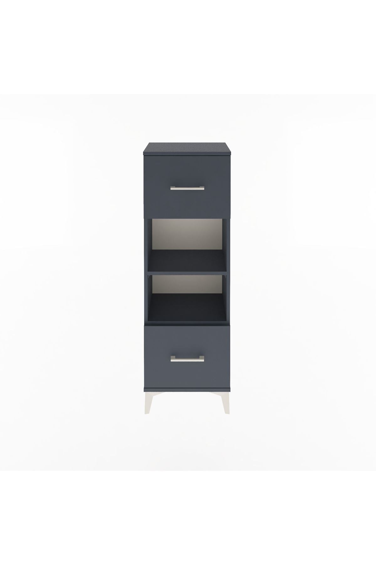 Arges Dolap 2 Raflı 2 Çekmeceli 44x30x134 - S16M006V5A