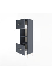 Arges Dolap 2 Raflı 2 Çekmeceli 44x30x134 - S16M006V5A