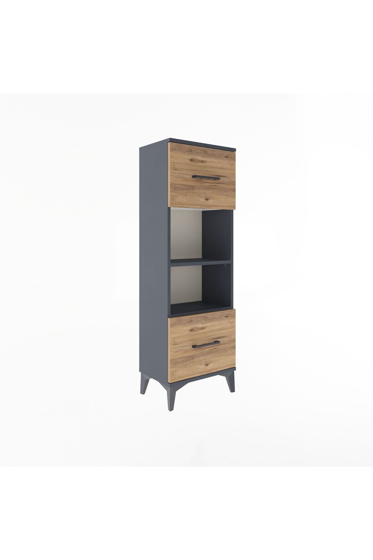 Arges Dolap 2 Raflı 2 Çekmeceli 44x30x134 - S16M006V6A