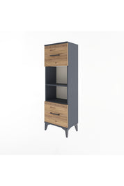 Arges Dolap 2 Raflı 2 Çekmeceli 44x30x134 - S16M006V6A