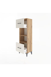 Arges Dolap 2 Raflı 2 Çekmeceli 44x30x134 - S16M006V7A