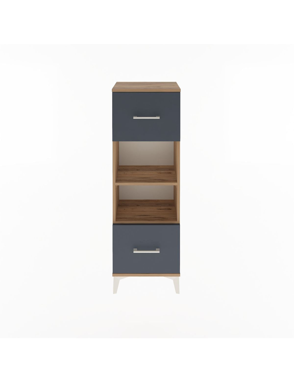 Arges Dolap 2 Raflı 2 Çekmeceli 44x30x134 - S16M006V8A