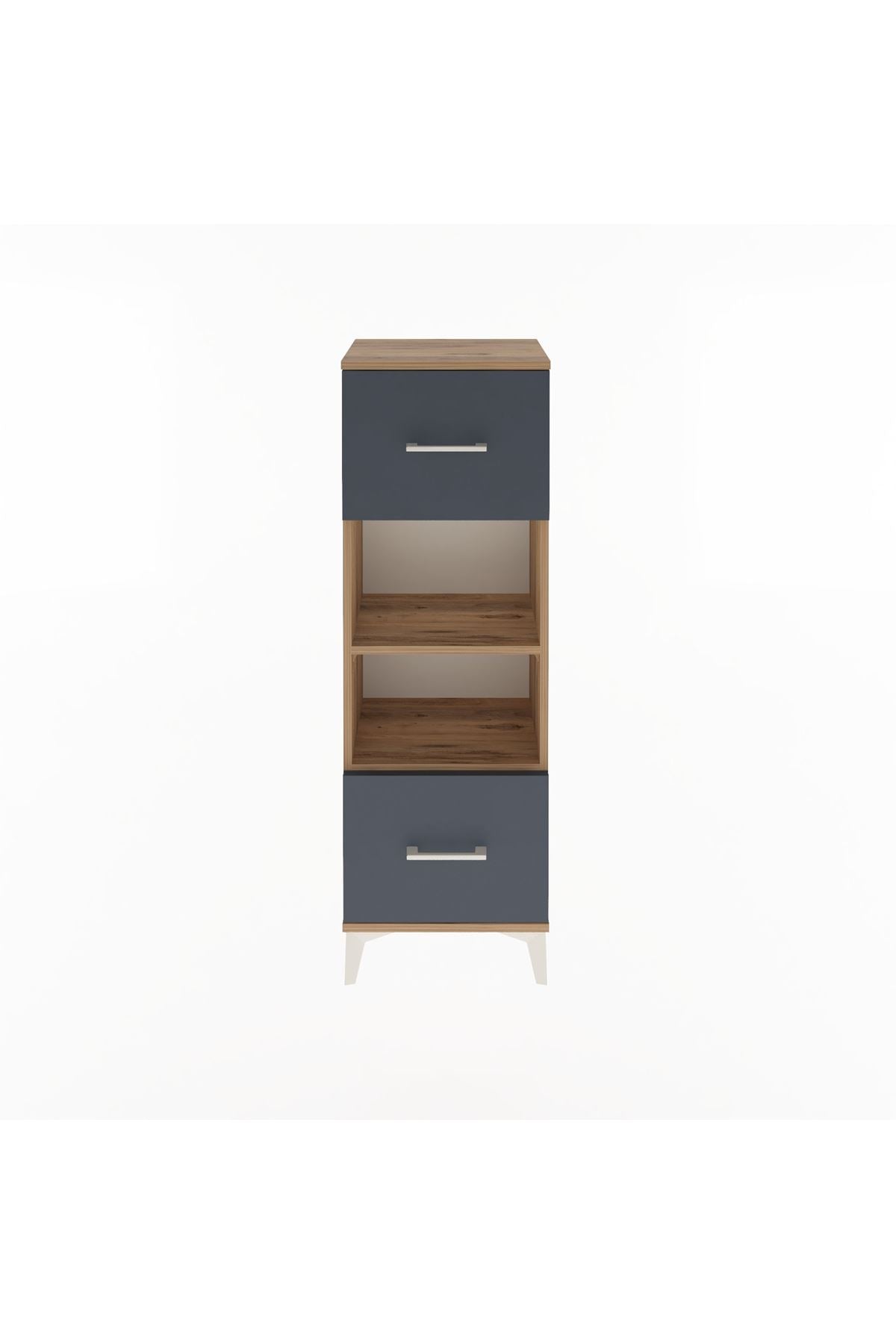 Arges Dolap 2 Raflı 2 Çekmeceli 44x30x134 - S16M006V8A