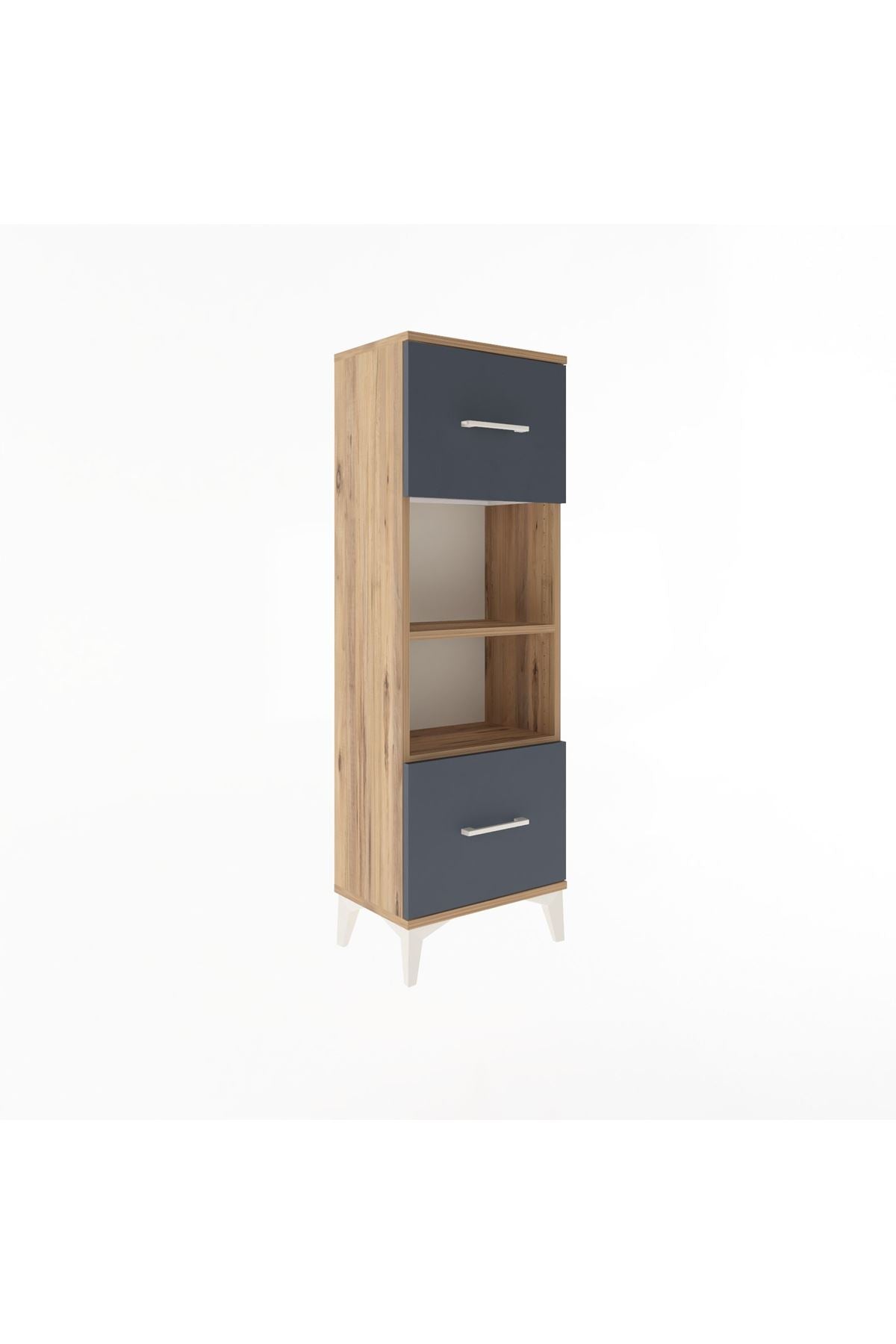 Arges Dolap 2 Raflı 2 Çekmeceli 44x30x134 - S16M006V8A
