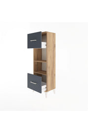 Arges Dolap 2 Raflı 2 Çekmeceli 44x30x134 - S16M006V8A
