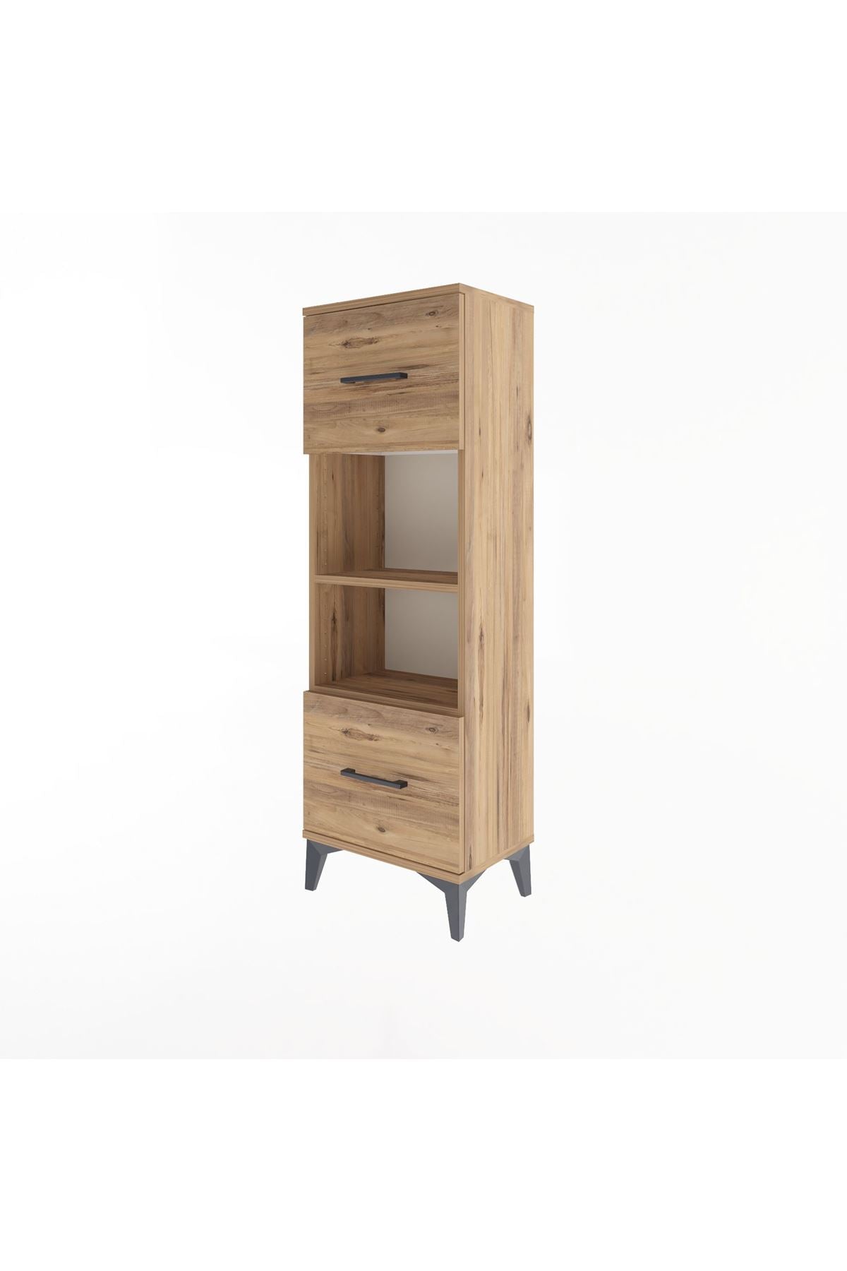 Arges Dolap 2 Raflı 2 Çekmeceli 44x30x134 - S16M006V9A