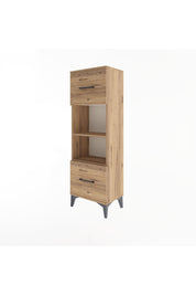 Arges Dolap 2 Raflı 2 Çekmeceli 44x30x134 - S16M006V9A