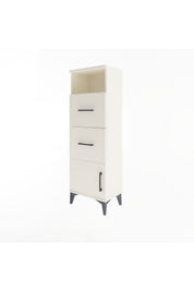 Arges Dolap Tek Raflı 2 Çekmeceli Tek Kapaklı 44x30x134 - S16M007V1A