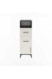 Arges Dolap Tek Raflı 2 Çekmeceli Tek Kapaklı 44x30x134 - S16M007V4A