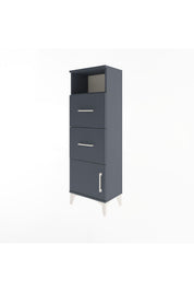 Arges Dolap Tek Raflı 2 Çekmeceli Tek Kapaklı 44x30x134 - S16M007V5A