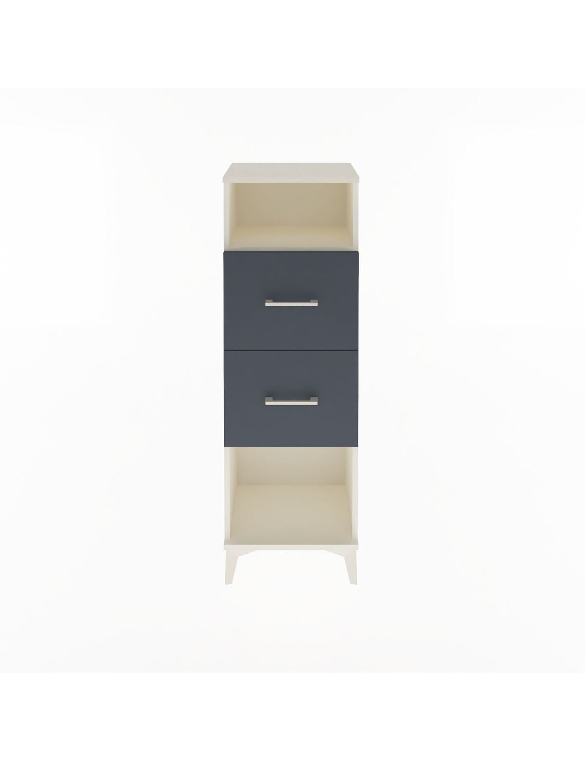 Arges Dolap Tek Raflı 2 Çekmeceli 44x30x134 - S16M008V2A