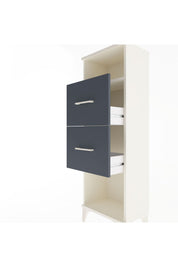 Arges Dolap Tek Raflı 2 Çekmeceli 44x30x134 - S16M008V2A