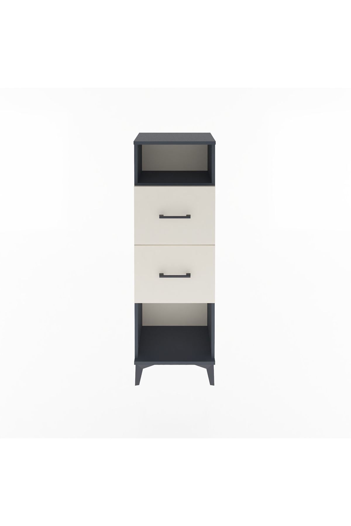 Arges Dolap Tek Raflı 2 Çekmeceli 44x30x134 - S16M008V4A