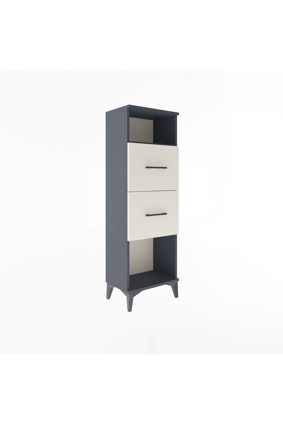 Arges Dolap Tek Raflı 2 Çekmeceli 44x30x134 - S16M008V4A