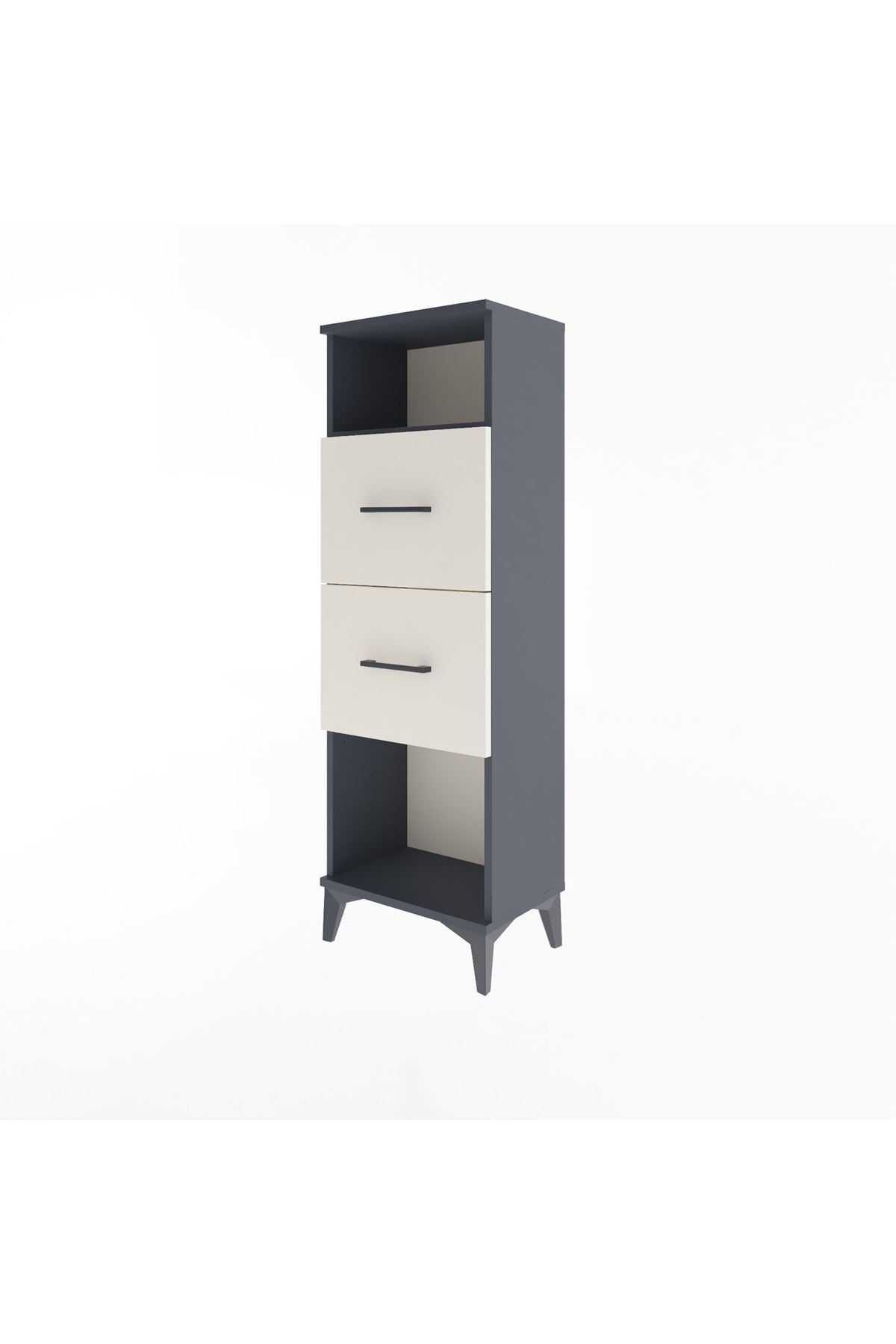 Arges Dolap Tek Raflı 2 Çekmeceli 44x30x134 - S16M008V4A