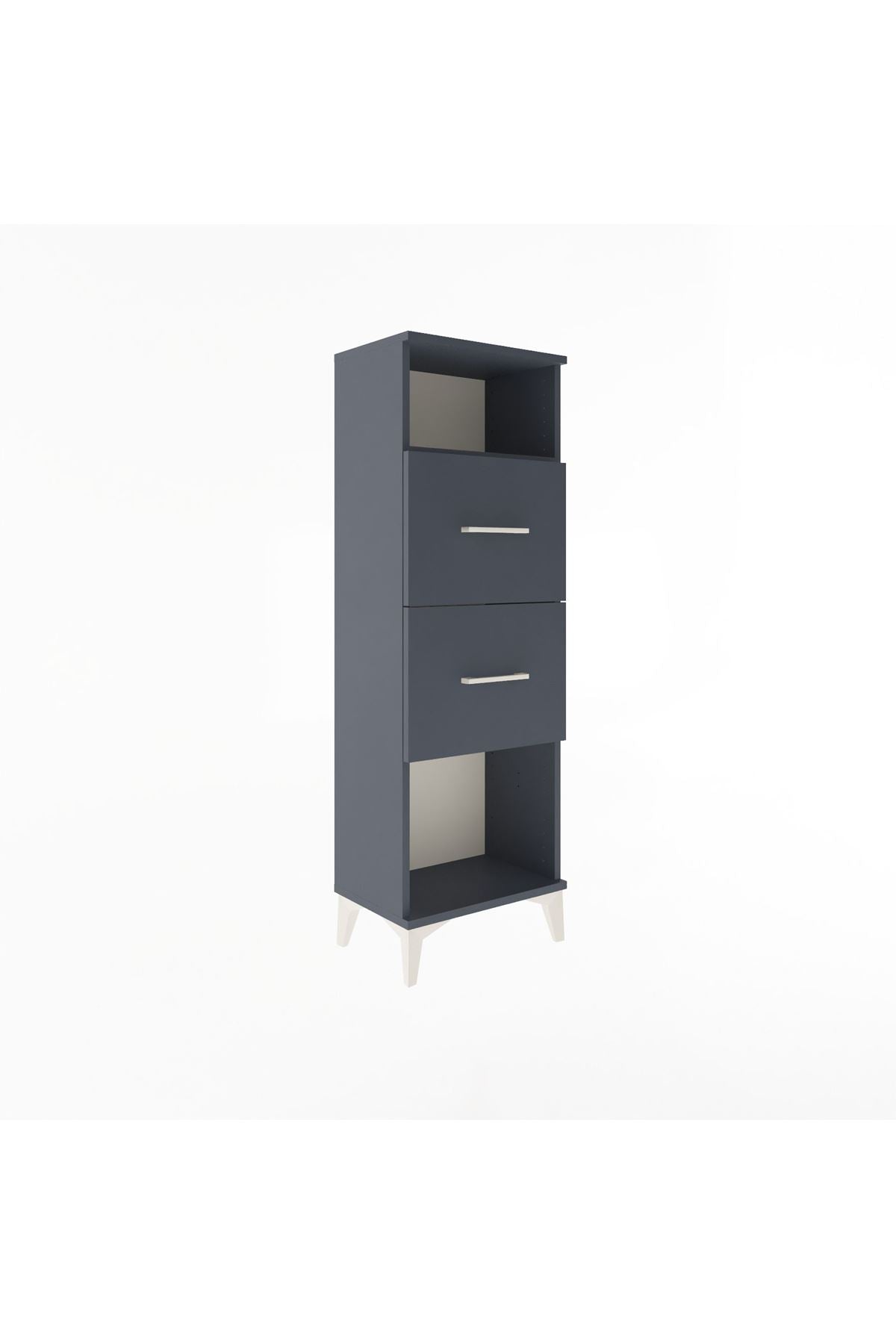 Arges Dolap Tek Raflı 2 Çekmeceli 44x30x134 - S16M008V5A
