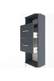 Arges Dolap Tek Raflı 2 Çekmeceli 44x30x134 - S16M008V5A
