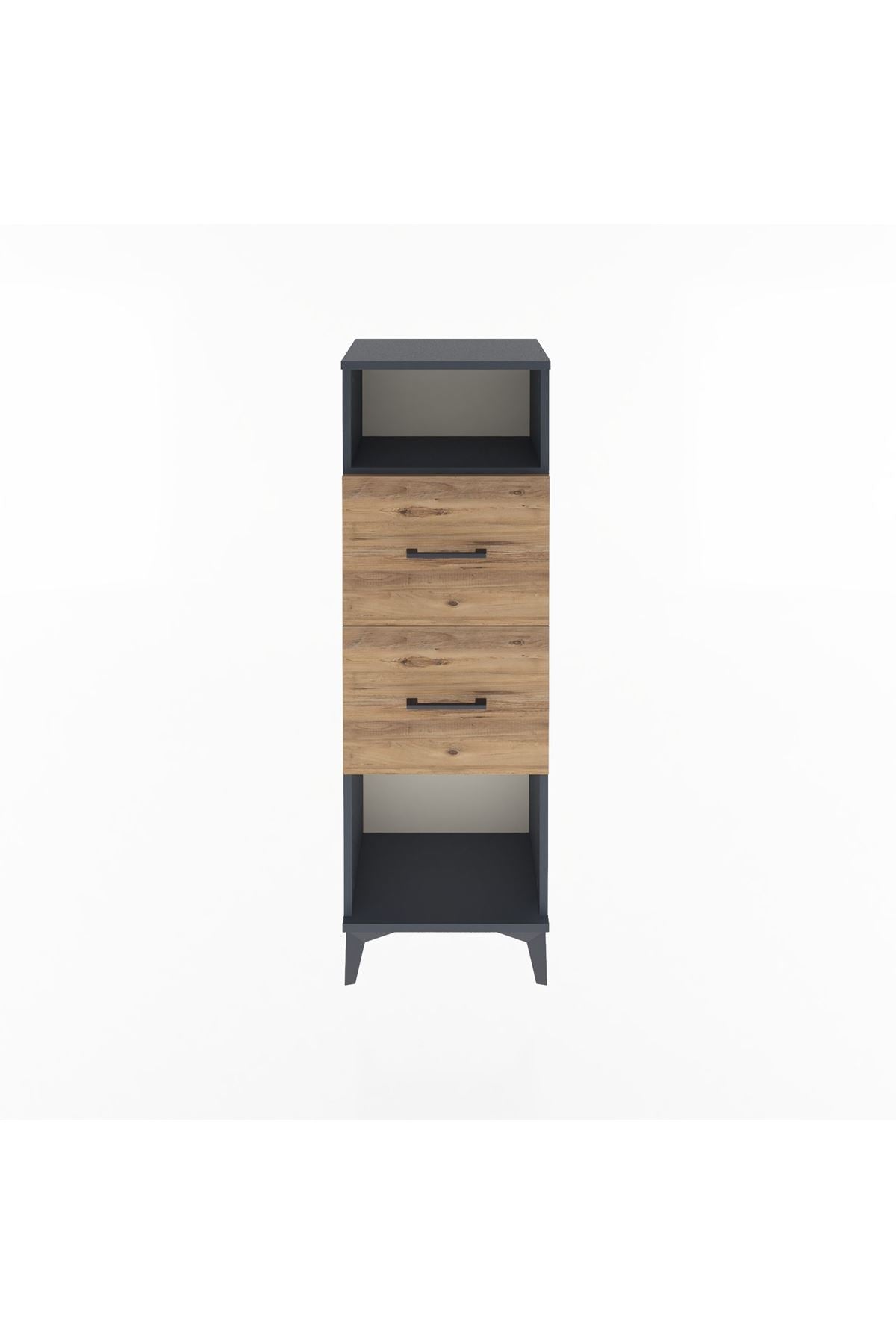 Arges Dolap Tek Raflı 2 Çekmeceli 44x30x134 - S16M008V6A