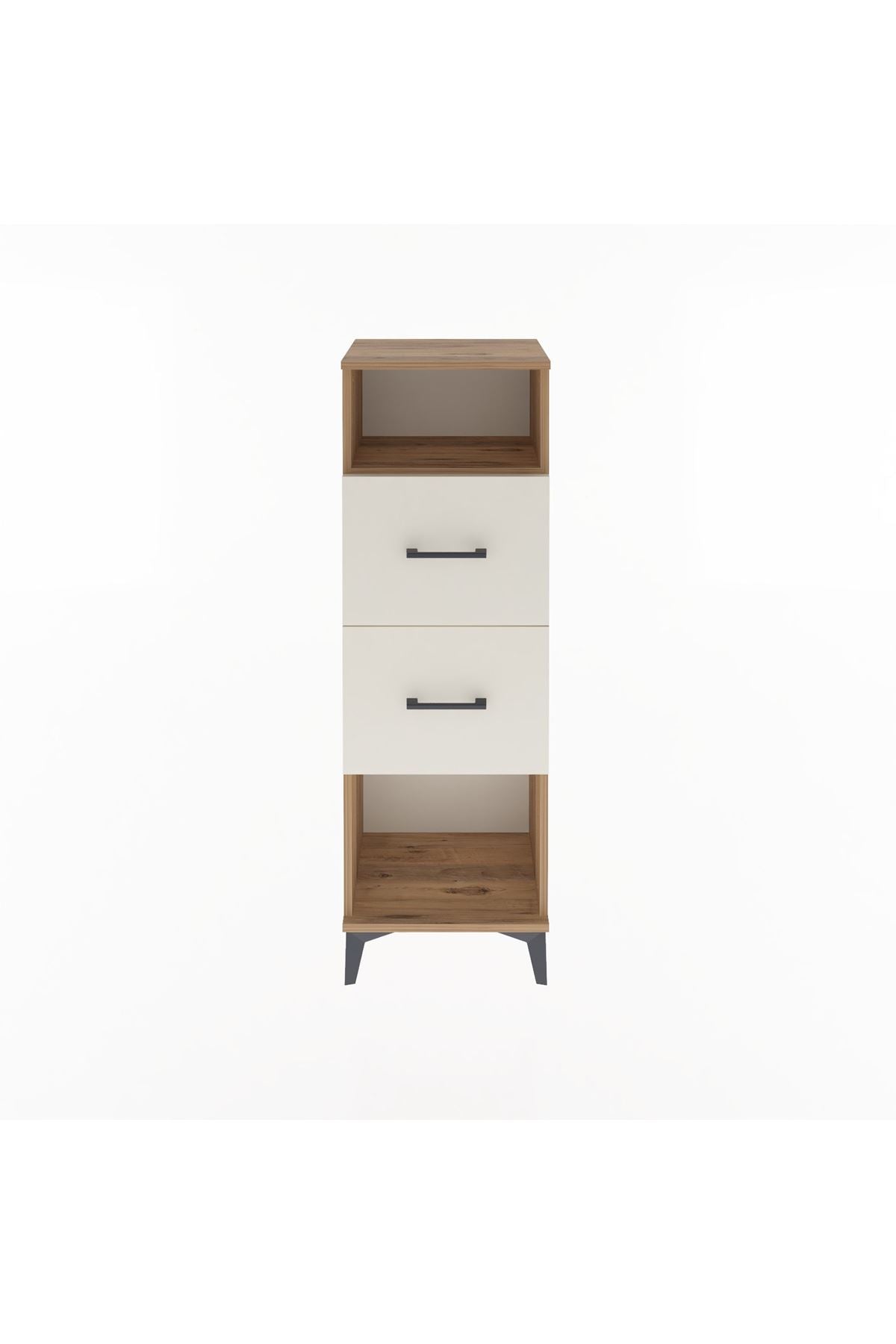 Arges Dolap Tek Raflı 2 Çekmeceli 44x30x134 - S16M008V7A