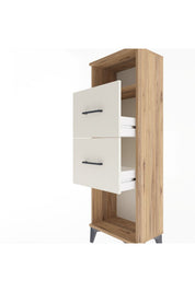 Arges Dolap Tek Raflı 2 Çekmeceli 44x30x134 - S16M008V7A