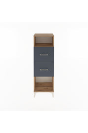 Arges Dolap Tek Raflı 2 Çekmeceli 44x30x134 - S16M008V8A