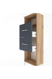 Arges Dolap Tek Raflı 2 Çekmeceli 44x30x134 - S16M008V8A