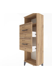 Arges Dolap Tek Raflı 2 Çekmeceli 44x30x134 - S16M008V9A