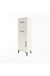 Arges Dolap Tek Raflı 2 Çekmeceli Tek Kapaklı 44x30x134 - S16M009V1A