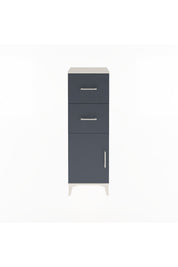 Arges Dolap Tek Raflı 2 Çekmeceli Tek Kapaklı 44x30x134 - S16M009V2A