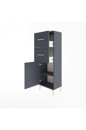 Arges Dolap Tek Raflı 2 Çekmeceli Tek Kapaklı 44x30x134 - S16M009V5A