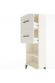 Arges Dolap Tek Raflı 2 Çekmeceli 44x30x134 - S16M010V1A