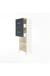 Arges Dolap Tek Raflı 2 Çekmeceli 44x30x134 - S16M010V2A