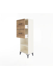 Arges Dolap Tek Raflı 2 Çekmeceli 44x30x134 - S16M010V3A
