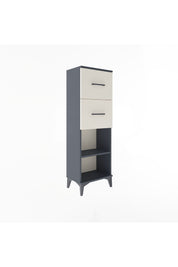 Arges Dolap Tek Raflı 2 Çekmeceli 44x30x134 - S16M010V4A