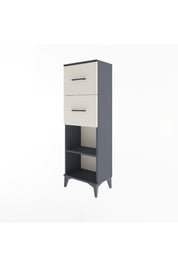 Arges Dolap Tek Raflı 2 Çekmeceli 44x30x134 - S16M010V4A