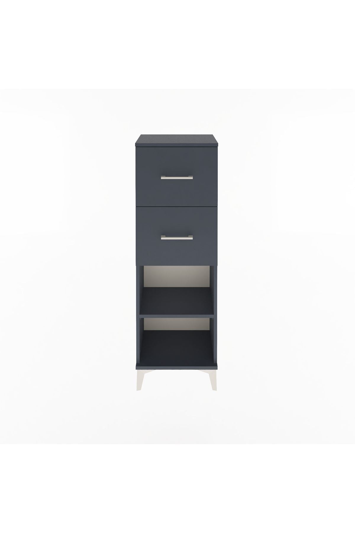 Arges Dolap Tek Raflı 2 Çekmeceli 44x30x134 - S16M010V5A