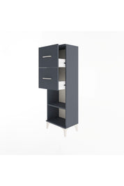 Arges Dolap Tek Raflı 2 Çekmeceli 44x30x134 - S16M010V5A