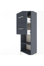 Arges Dolap Tek Raflı 2 Çekmeceli 44x30x134 - S16M010V5A