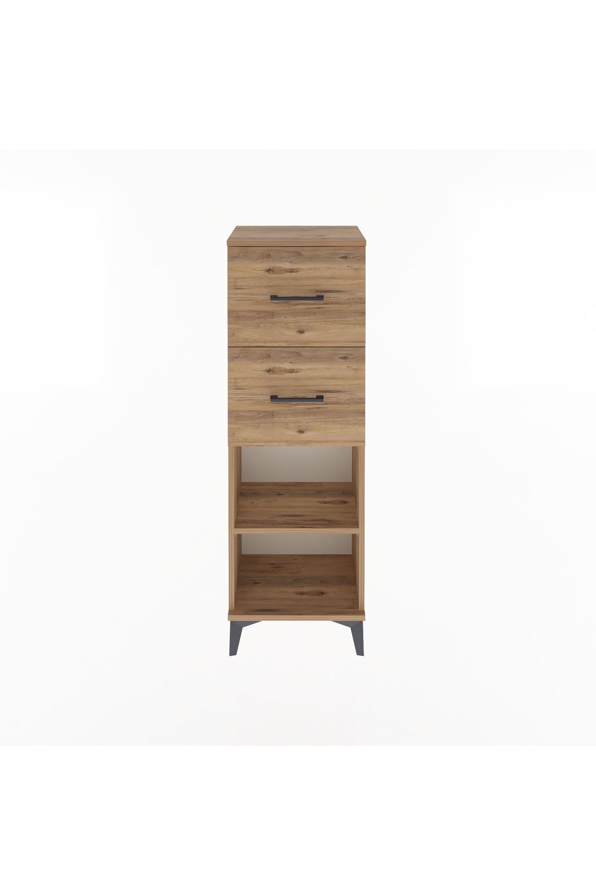 Arges Dolap Tek Raflı 2 Çekmeceli 44x30x134 - S16M010V9A