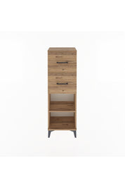 Arges Dolap Tek Raflı 2 Çekmeceli 44x30x134 - S16M010V9A