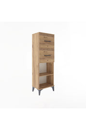 Arges Dolap Tek Raflı 2 Çekmeceli 44x30x134 - S16M010V9A