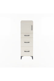 Arges Dolap Tek Raflı 3 Çekmeceli Tek Kapaklı 44x30x134 - S16M011V1A