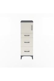 Arges Dolap Tek Raflı 3 Çekmeceli Tek Kapaklı 44x30x134 - S16M011V4A