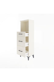 Arges Dolap Tek Raflı 3 Çekmeceli 44x30x134 - S16M012V1A