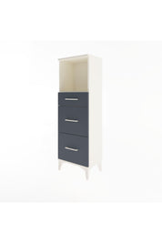 Arges Dolap Tek Raflı 3 Çekmeceli 44x30x134 - S16M012V2A